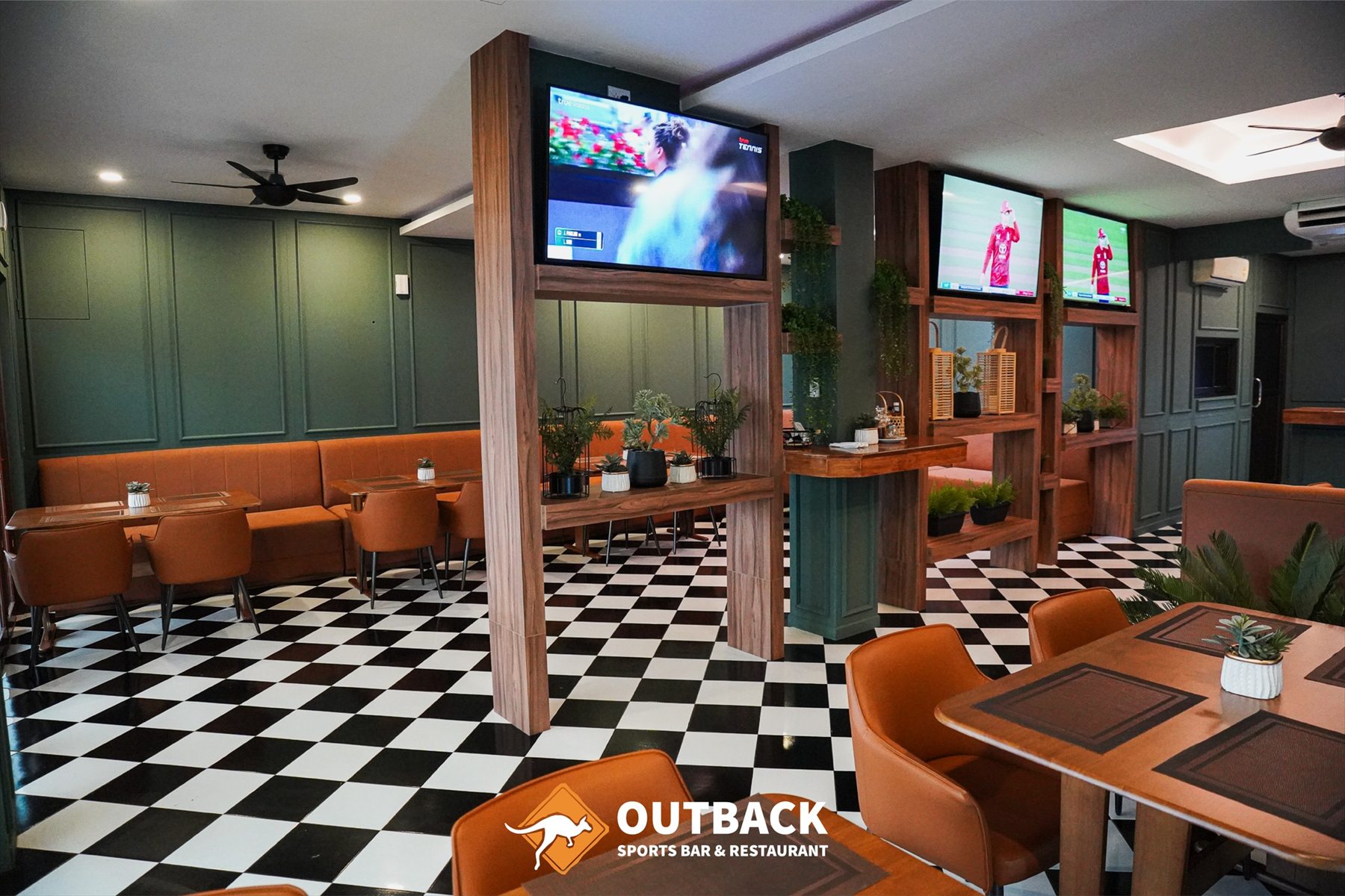 Spacious family dining area